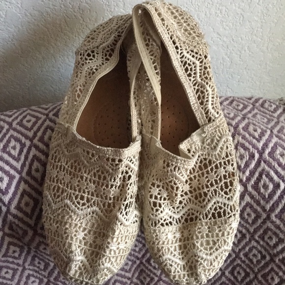 SO Lace Slip on flats - Picture 1 of 2